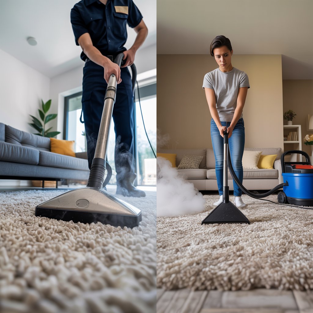 Professional Carpet Cleaning vs. DIY Methods