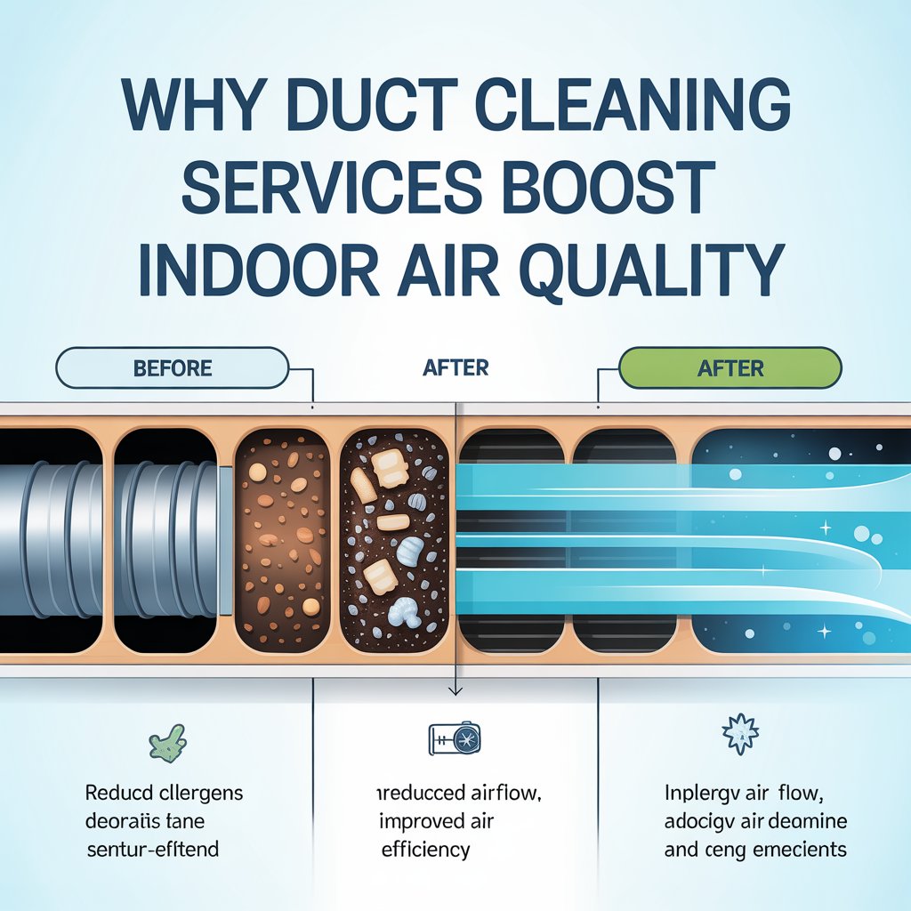 Why Duct Cleaning Services Dramatically Boost Your Indoor Air Quality