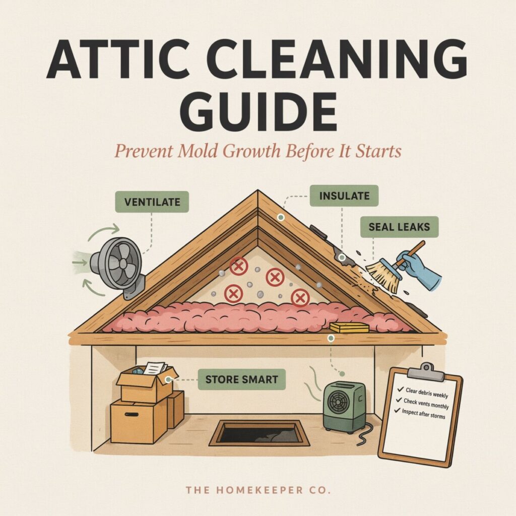 Attic Cleaning Guide to Prevent Mold Growth