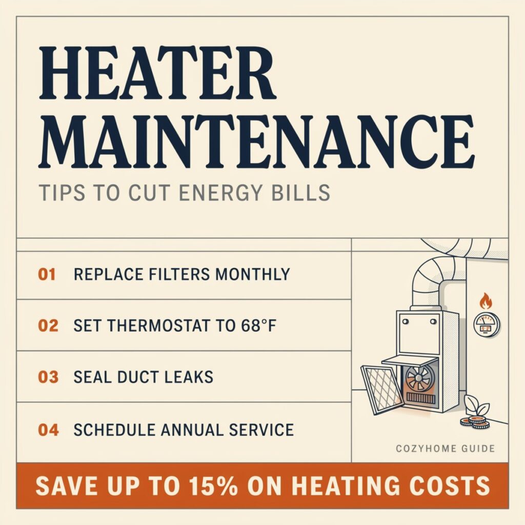 Heater Maintenance Tips to Cut Energy Bills