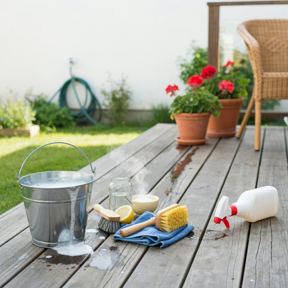 Patio Cleaning Hacks Using Household Items: Easy Ways to Remove Dirt, Stains, and Grime